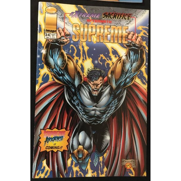 SUPREME Comic Books Lot of 9 Vol 1 Issue 24 Vol 2 Issue 1-7+20 Circa 1992-1995 - Picture 11 of 11